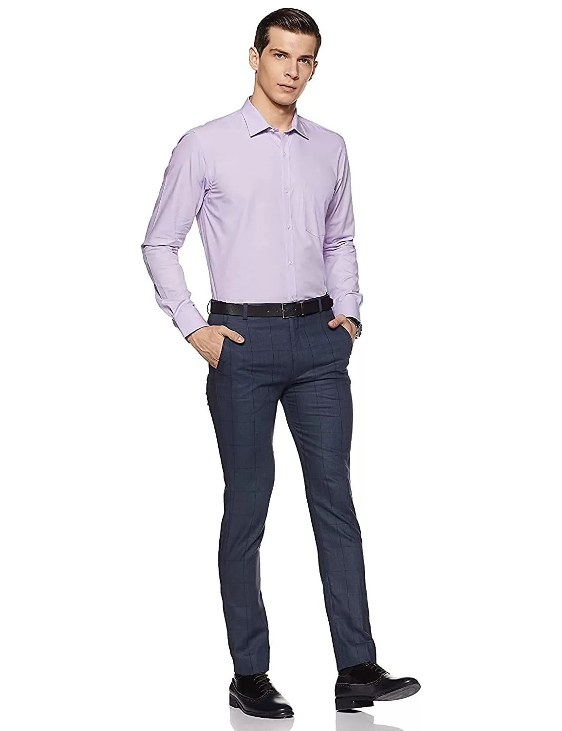 Which colour shirt goes well with light grey trousers? - Quora